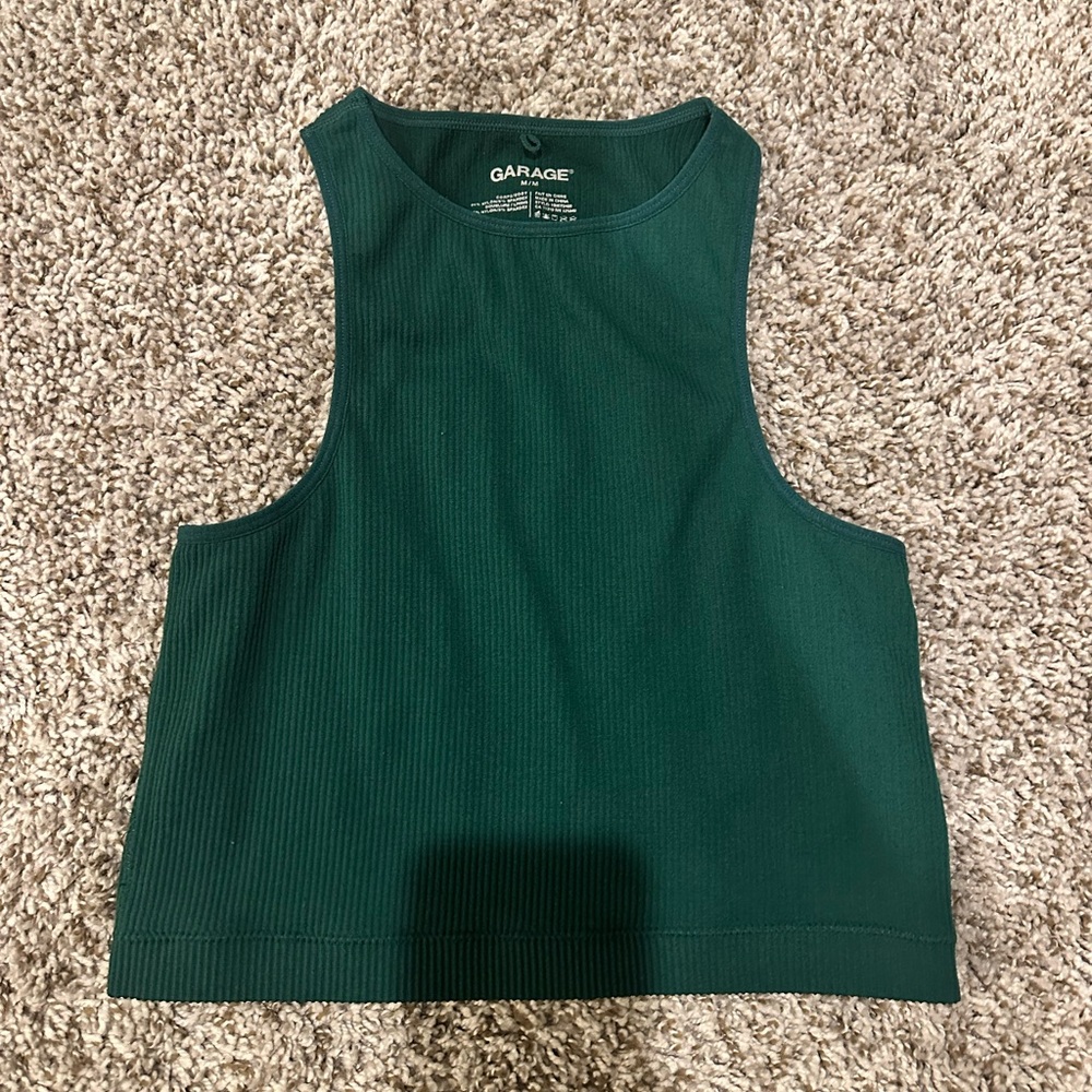 Green Garage Crop Top